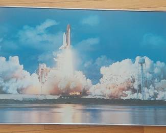 Space Shuttle Launch Photographic Print