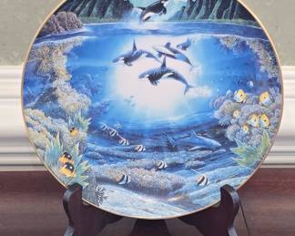 Danbury Mint 'Sunlit Glow' collector plate by Robert Lyn Nelson