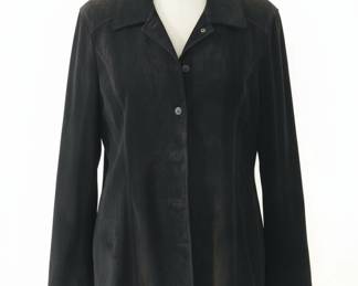 Valerie Stevens Black Suede Jacket