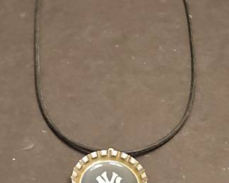 New York Yankees Bottle Cap Necklace