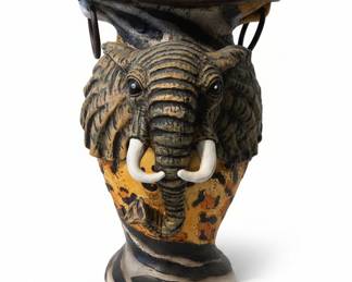 La Vie Safari Elephant Vase