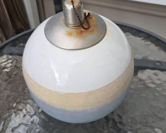 Ceramic Tabletop Oil Lamp