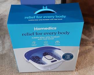 HoMedics Bubble Bliss Elite Footbath with Heat Boost