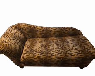 Tiger Print chaise