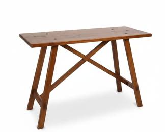 Pier 1 Imports Indonesian Rustic X-Base Console Table