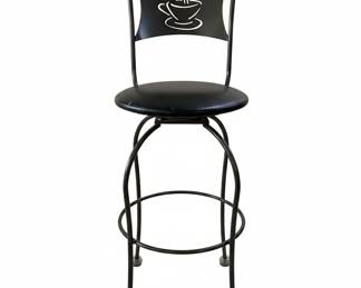 Trica Inc. Swivel Bar Stools with Coffee Cup Motif