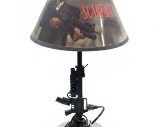 Scarface M16 Rifle Table Lamp