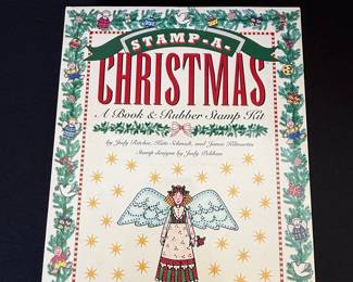 Stamp-A-Christmas: A Book & Rubber Stamp Kit