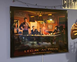 Chris Consani 'Legal Action' Framed Art Print