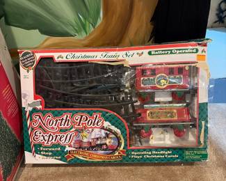 North Pole Express Christmas Train Set