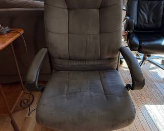 Grey Microfiber Executive Office Chair
