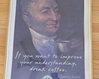 Starbucks Sydney Smith Promotional Poster 1996