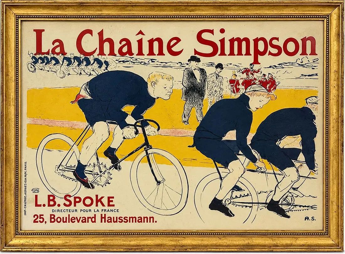 "LA CHAINE SIMPSON," PRINT AFTER HENRI DE TOULOUSE