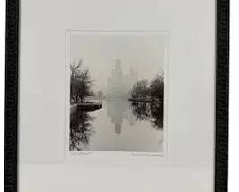 SURREALIST MIRRORED CHICAGO SKYLINE SILVER PRINT