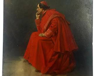 CONTINENTAL SCHOOL CARDINAL IN CONTEMPLATION