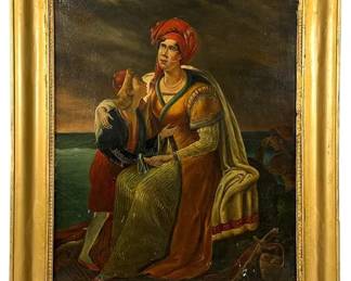 MANNER OF EUGENE DELACROIX EUROPEAN OIL PAINTING