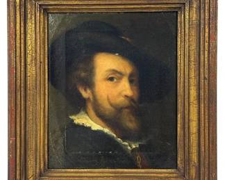 PORTRAIT PAINTING AFTER SIR PETER PAUL RUBENS
