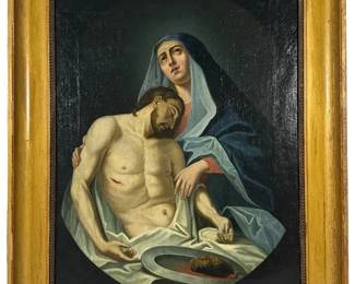 THE LAMENTATION OF CHRIST RELIGIOUS OIL PAINTING