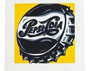 ALLISON LEFCORT “PEPSI COLA” SIGNED L/E LITHOGRAPH