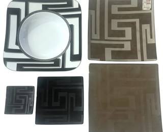 VERSACE ROSENTHAL DEDALO PORCELAIN DISHES 5PC LOT