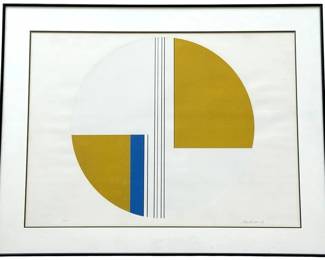 ILYA BOLOTOWSKY ABSTRACT GEOMETRIC SERIGRAPH