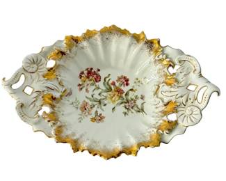 CARL TIELSCH ALTWASSER PORCELAIN CENTERPIECE BOWL