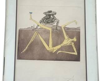 "THE HEART OF MADNESS" L/E ETCHING AFTER SALVADOR DALI
