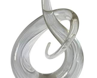 RENATO ANATRA MURANO ABSTRACT ART GLASS SCULPTURE