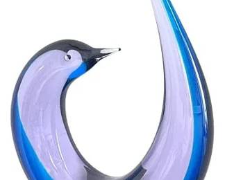 RENATO ANATRA MURANO ART GLASS DOLPHIN SCULPTURE