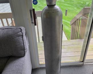 metal gas cylinder/Bar Cabinet.