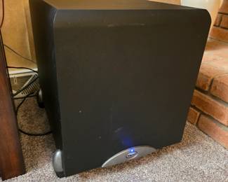 powered subwoofer from the Klipsch Synergy series (such as the Sub-12 or Sub-12HG