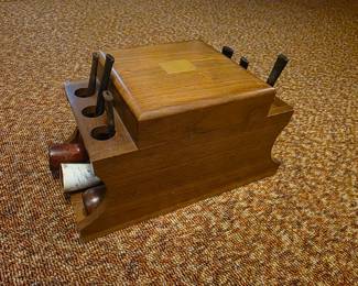 Pipe stand.