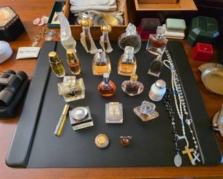 Perfume collection.