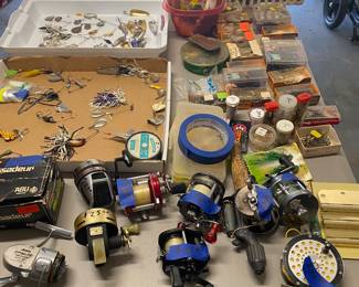 Vintage fishing gear