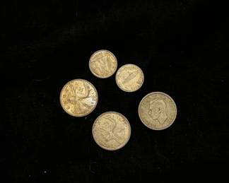 Partially silver coins