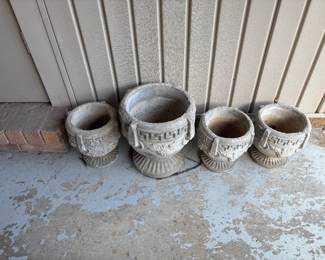Concrete planters