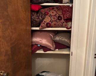 Pillows and curtains