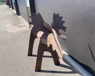 Brown Moose Silhouette