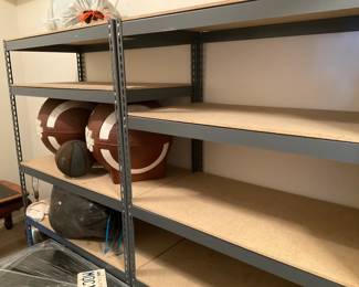 Three (3) Metal Shelving Units