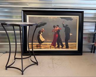 "The Singing Butler" Print and a Mosaic Table