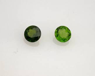 Round Cut Chrome Diopside Gemstones