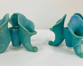 Van Briggle Pottery Candle Holders