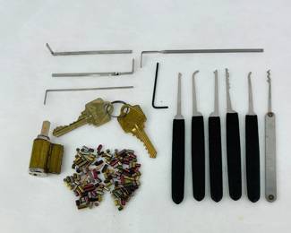 Lock Cylinder and Pick Set