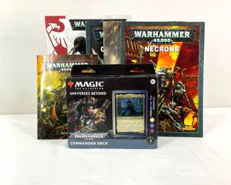  Magic: The Gathering Warhammer Commander Deck & Books