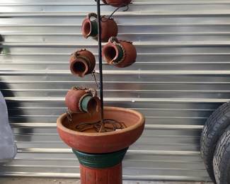 Five-Tier Rustic Water Fountain