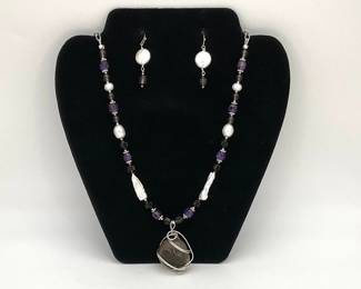 Smokey Quartz and Freshwater Pearl Jewelry