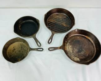  Cast Iron Skillets
