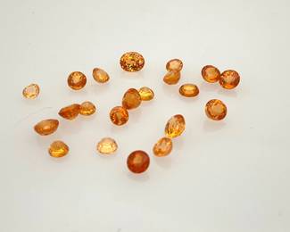 Spessartite Garnet Gemstones