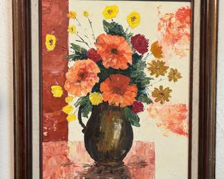 Vintage framed art