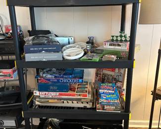 Vintage games, electronics, trombone